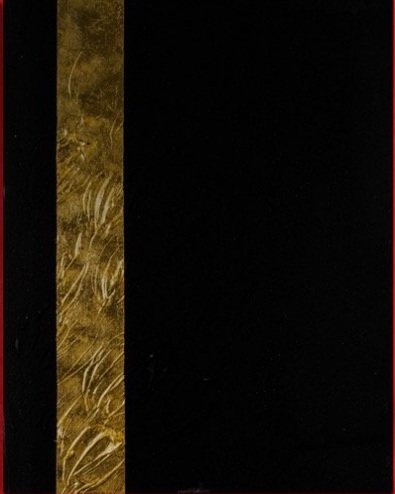 Inner Garden - acrylic and 23 carat gold on canvas, 40x50 cm