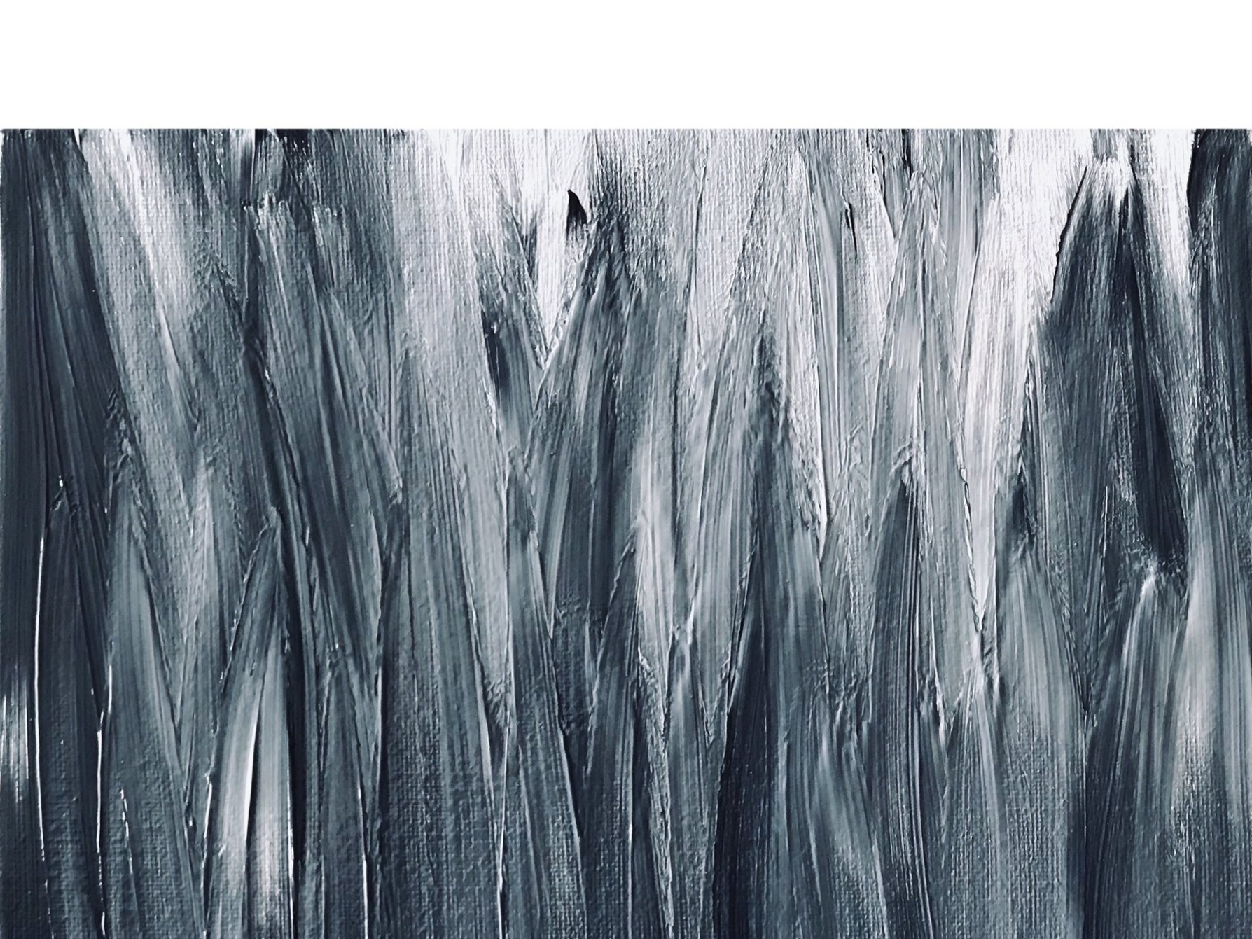 MONOCHROME Close up - acrylic on canvas board 18x24 cm