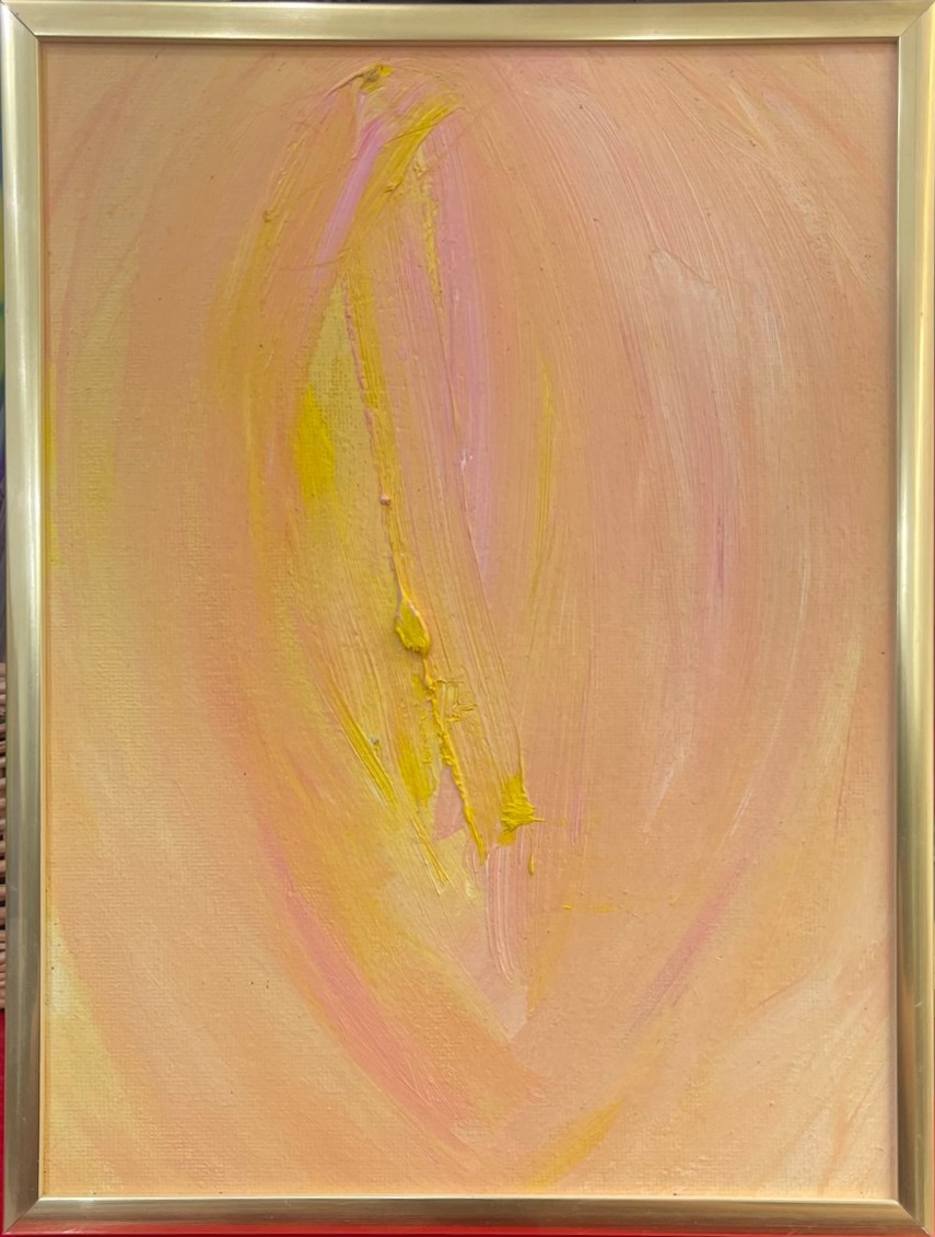 The Origin of the Joy - oil on canvasboard, 24x18 cm