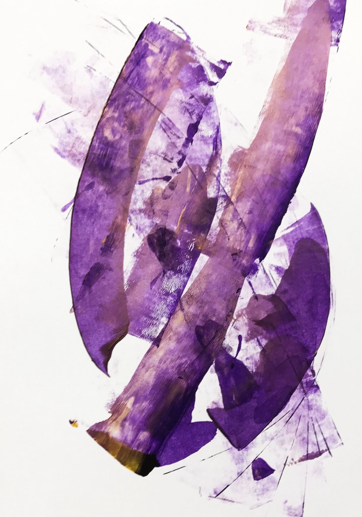 The second and the third time is easier - acrylic on aquarelle paper, cc 21x30 cm