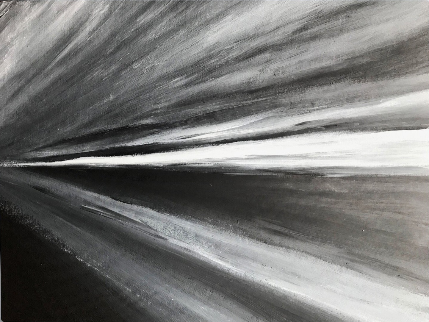 Going home 30x40 cm acrylic on canvas board