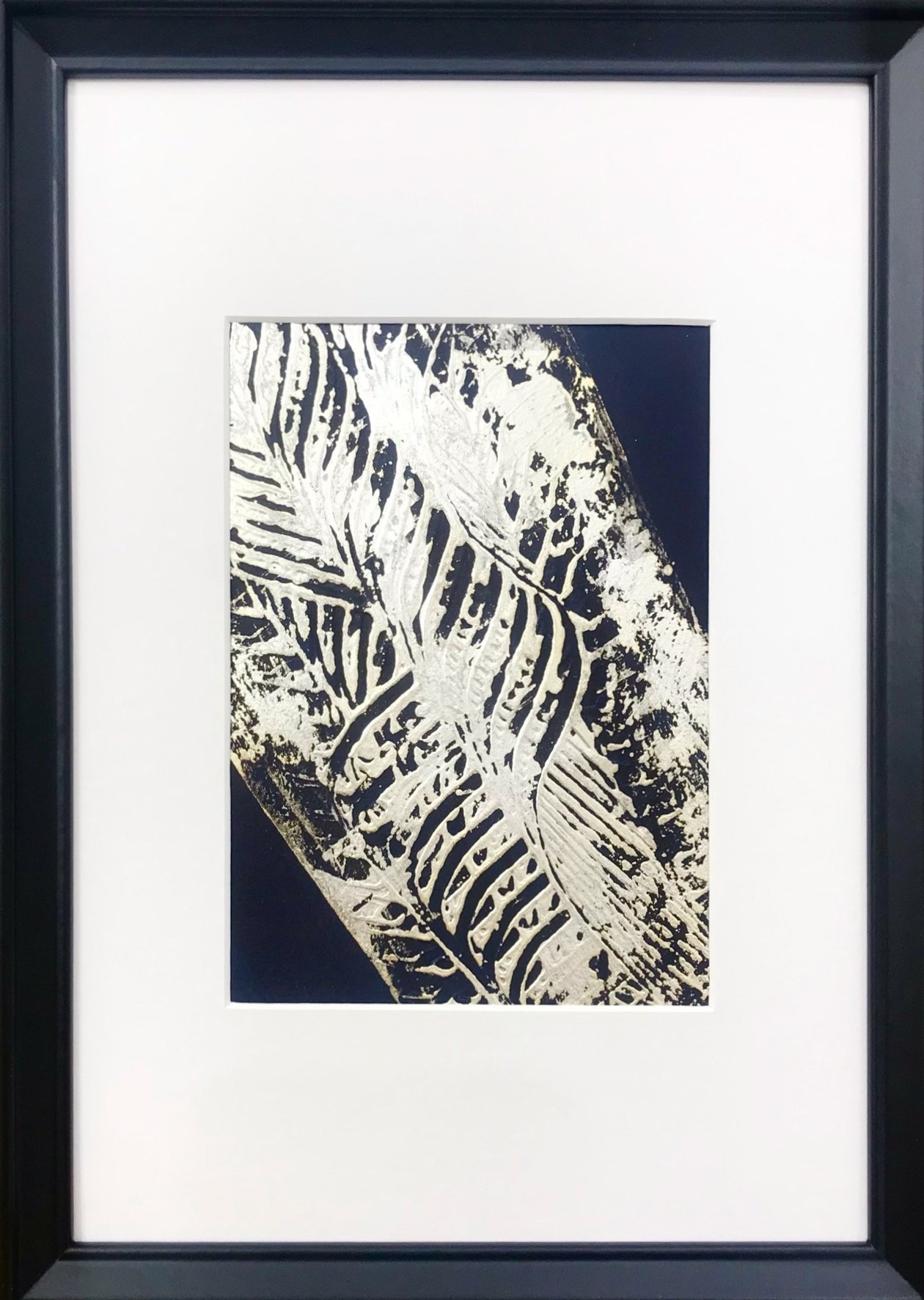 Intention is needed to show the invisible - acrylic and silver on 300 gsm aquarelle paper