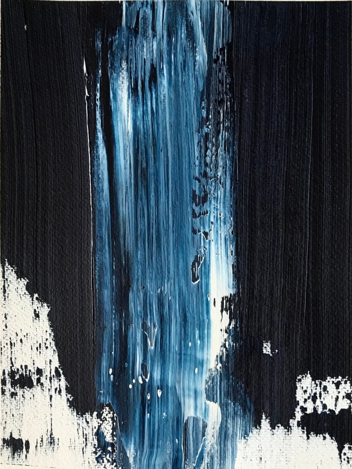 Impostor trigger - 24x32 cm, acrylic on aquarelle paper
